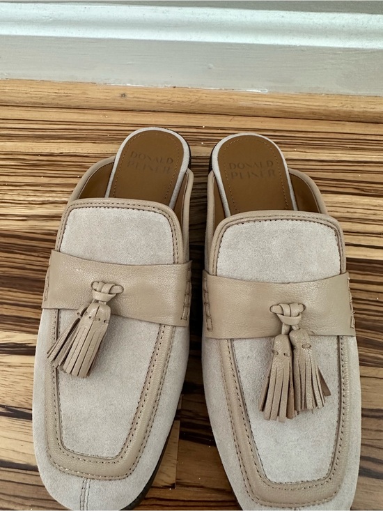 Donald J. Pliner Shoes - Donald Pliner Suede Loafer Mules